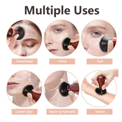 HexoGlow™ Hot Bian Stone Facial Massager