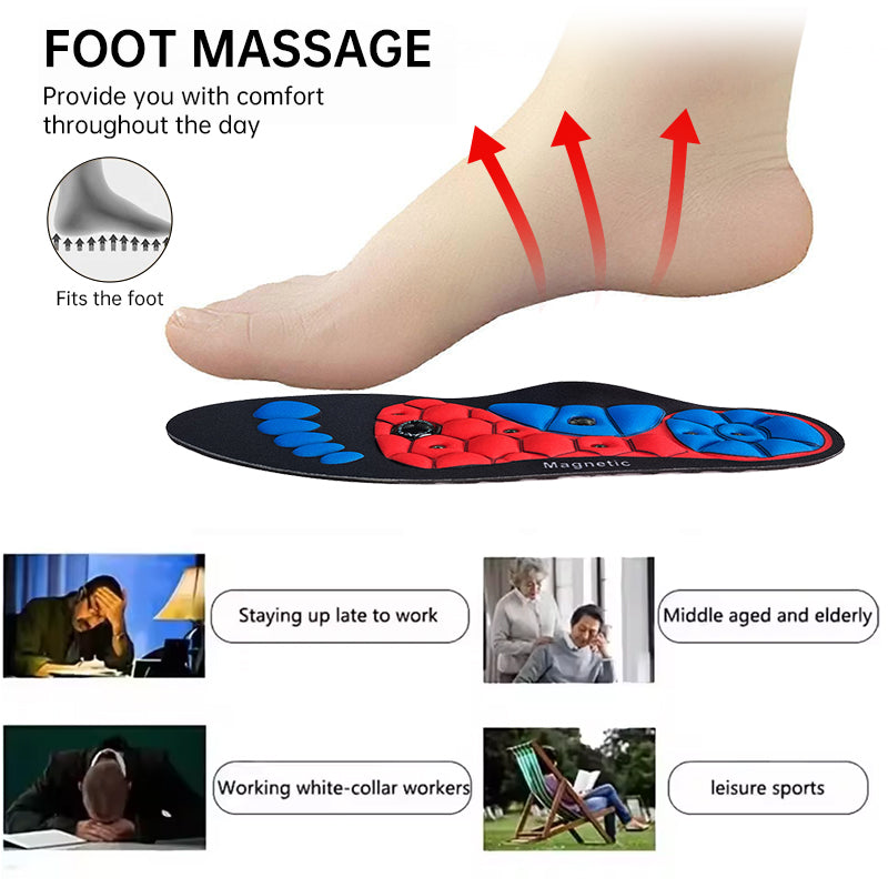 HexoStep™ – Magnetic Acupressure Insoles for Foot Massage, Fatigue Relief & Circulation