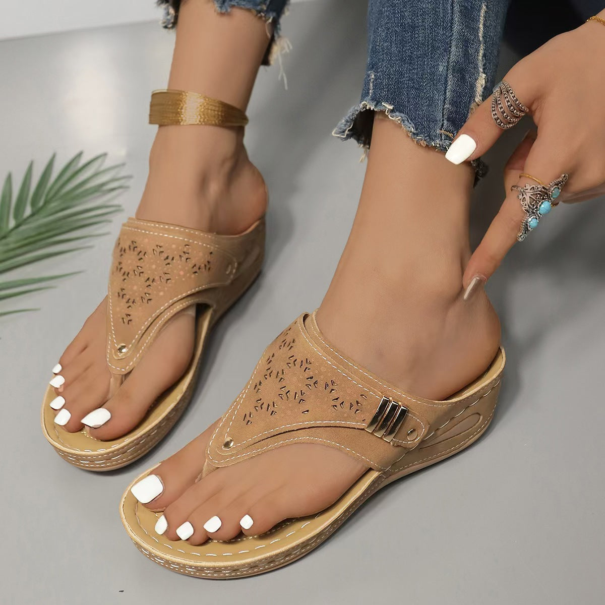 HexoComfy™ Orthopedic Sandals for Bunion Support and Alignment