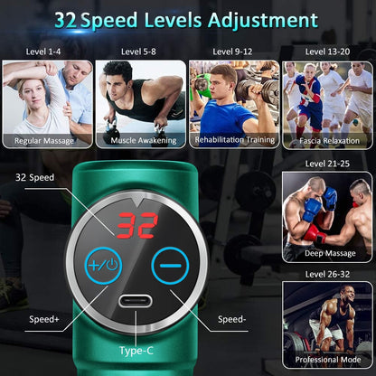 HexoRecover™ Mini Muscle Relief Massage Gun
