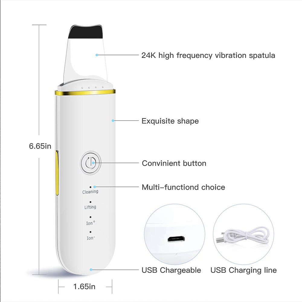 HexoSkin™ - Ultrasonic Blackhead Removing Skin Scrubber