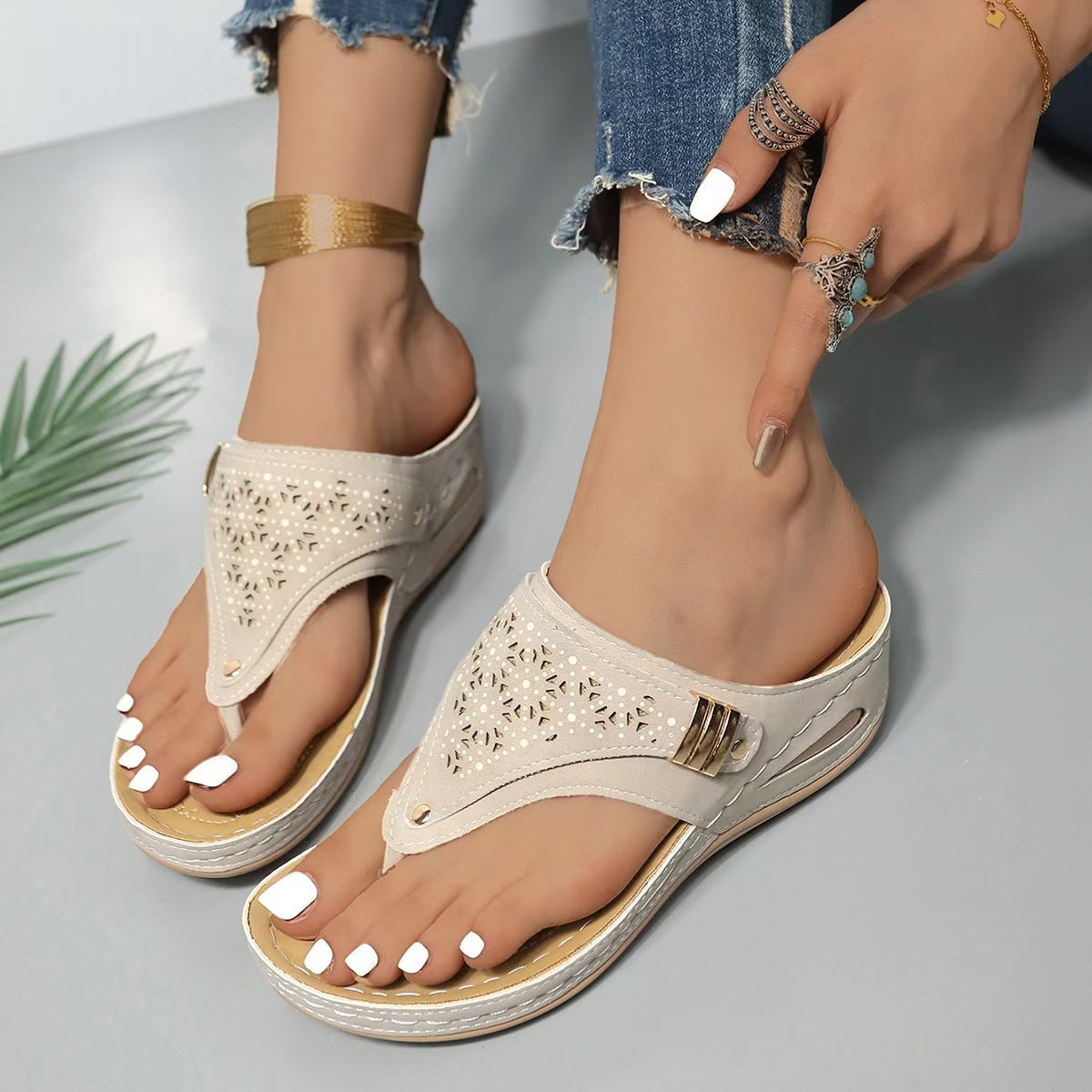 HexoComfy™ Orthopedic Sandals for Bunion Support and Alignment