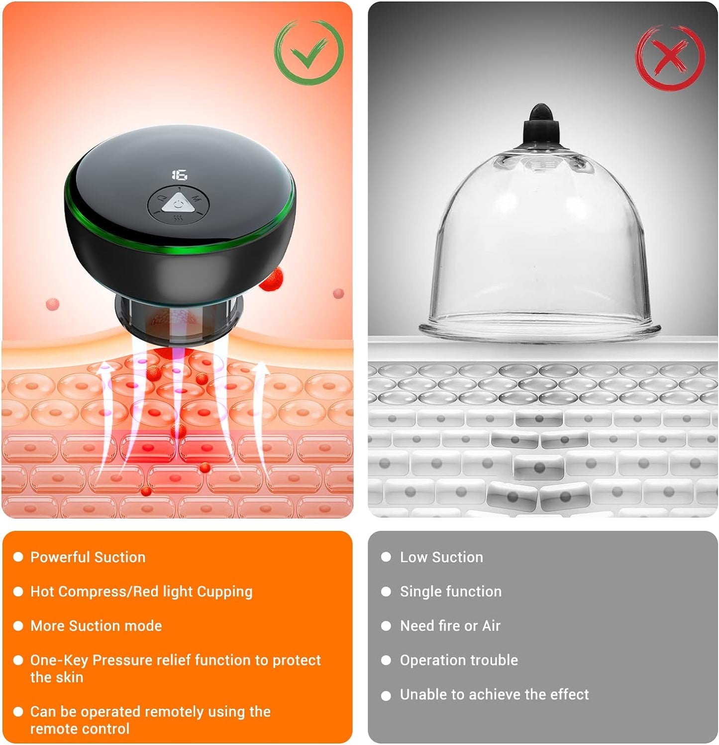 HexoMassage™ Smart Cupping Therapy Device