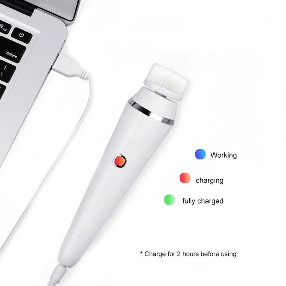 HexoSkin™ 4-in-1 Deep Cleansing Facial Brush